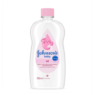 Johnson's baby oil 500ml for delicate skin - British product