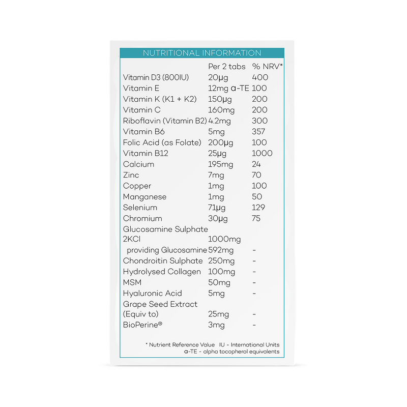 Healthy Joints and Bones supplement - British product