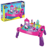 Mega Bloks Build n Learn table pink, UK version