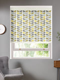 Orla Kiely Green Scribble Stem roller blind, UK version