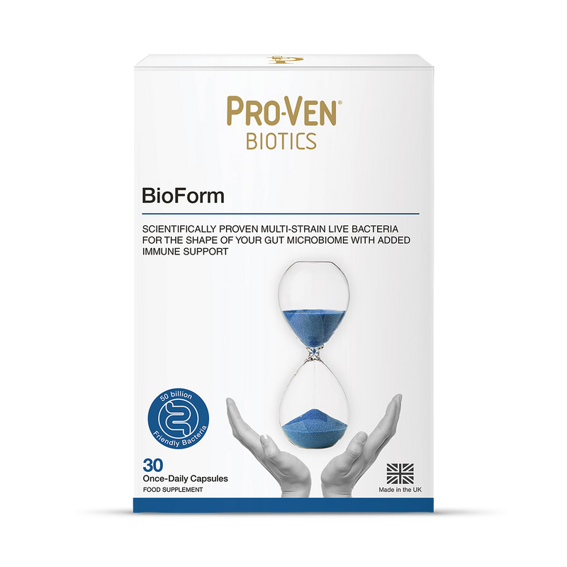 Shapeline Bioform Probiotics 50 Billion 30 Capsules, imported from the UK