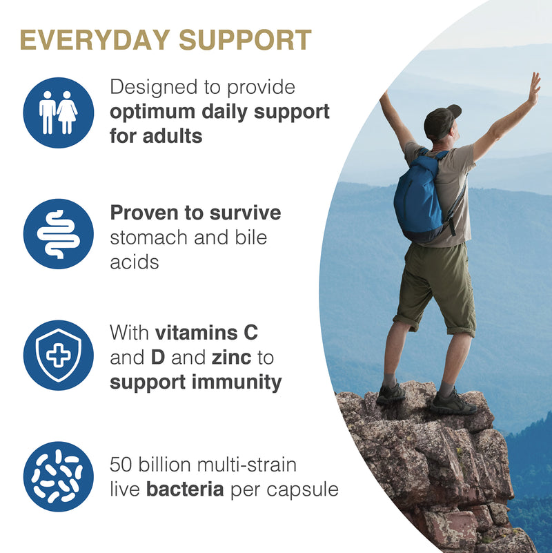 Shapeline Bioform Probiotics 50 Billion 30 Capsules, imported from the UK