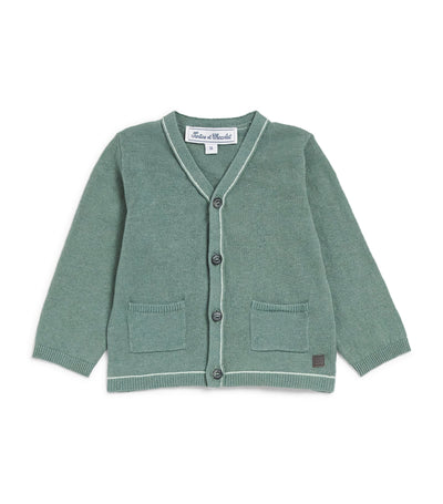 Harrods Tartine et Chocolat Leinen-Baumwoll-Strickjacke mit V-Ausschnitt für Kinder (3 Monate–4 Jahre) – Online bei McGrocer kaufen
