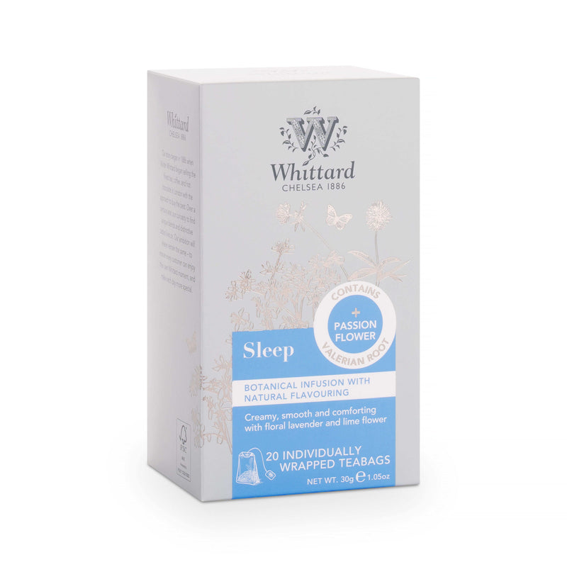 Whittard Sleep botanical tea 20 individually wrapped teabags - British product