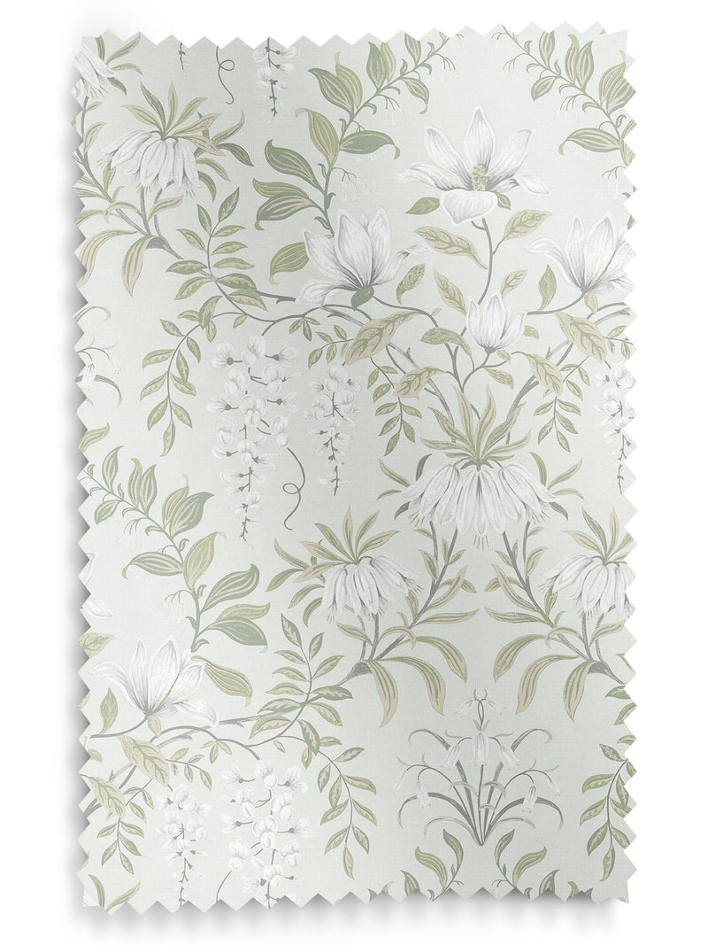 Laura Ashley Parterre sage green roller blind - British product