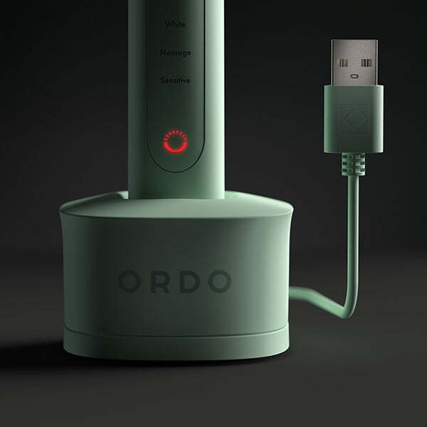 Ordo electric toothbrush mint green, imported from the UK