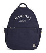 Harrods Harrods Cotton Embroidered Emblem Backpack- Buy online at McGrocer