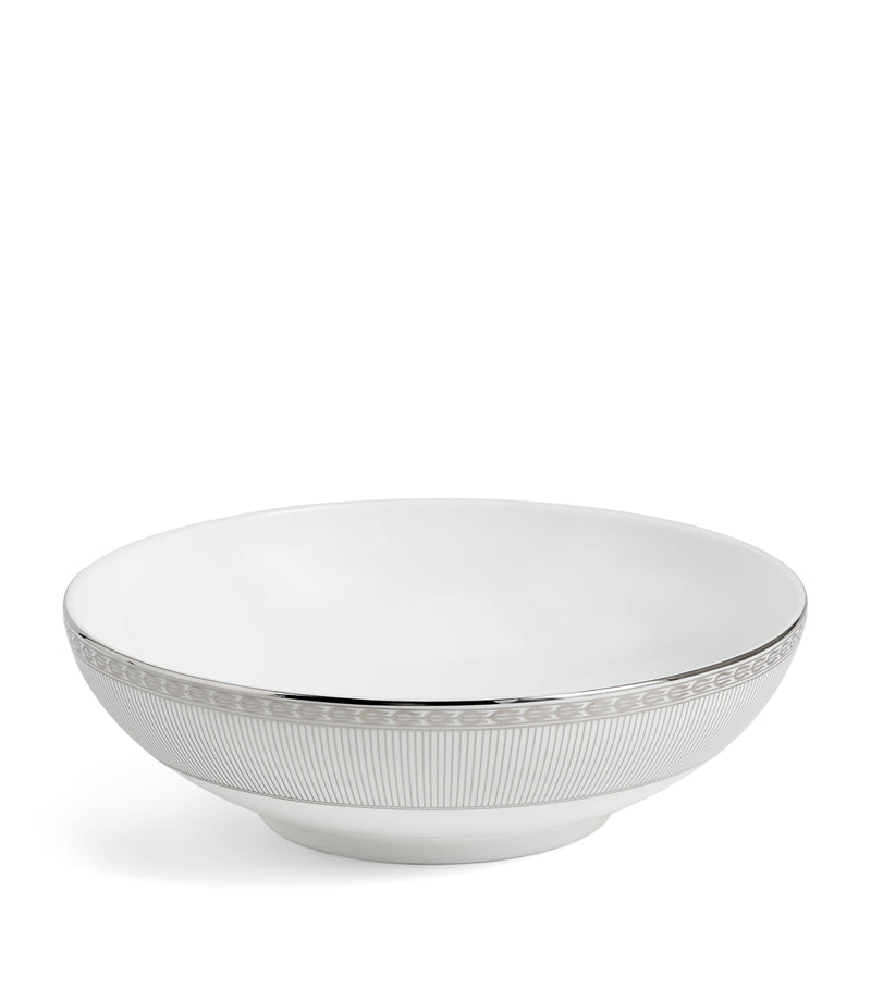 Wedgwood Silver Tonquin cereal bowl 18cm (British brand)