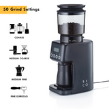 All Grind Plus electric coffee grinder with 50 settings - British product