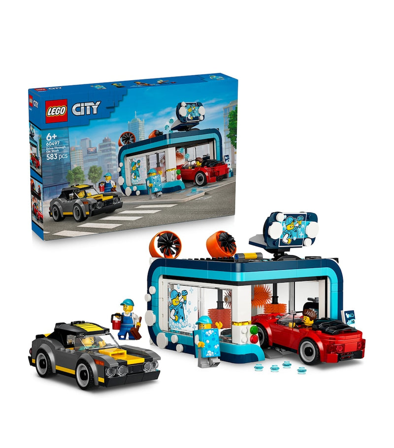 Lego City Drive-Through Car Wash building toy 60497 (British brand)