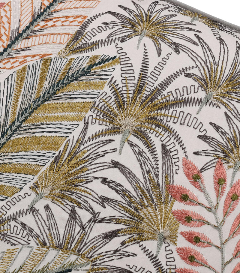Romo embroidered Chiraco Sorbet cushion 50cm x 50cm, imported from the UK