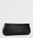 Amina Muaddi Leather Ami clutch bag - British product