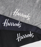 Harrods pack of 3 logo socks - British product
