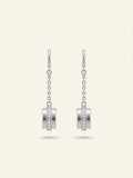 Vivienne Westwood petite orb platinum-plated brass earrings, imported from the UK