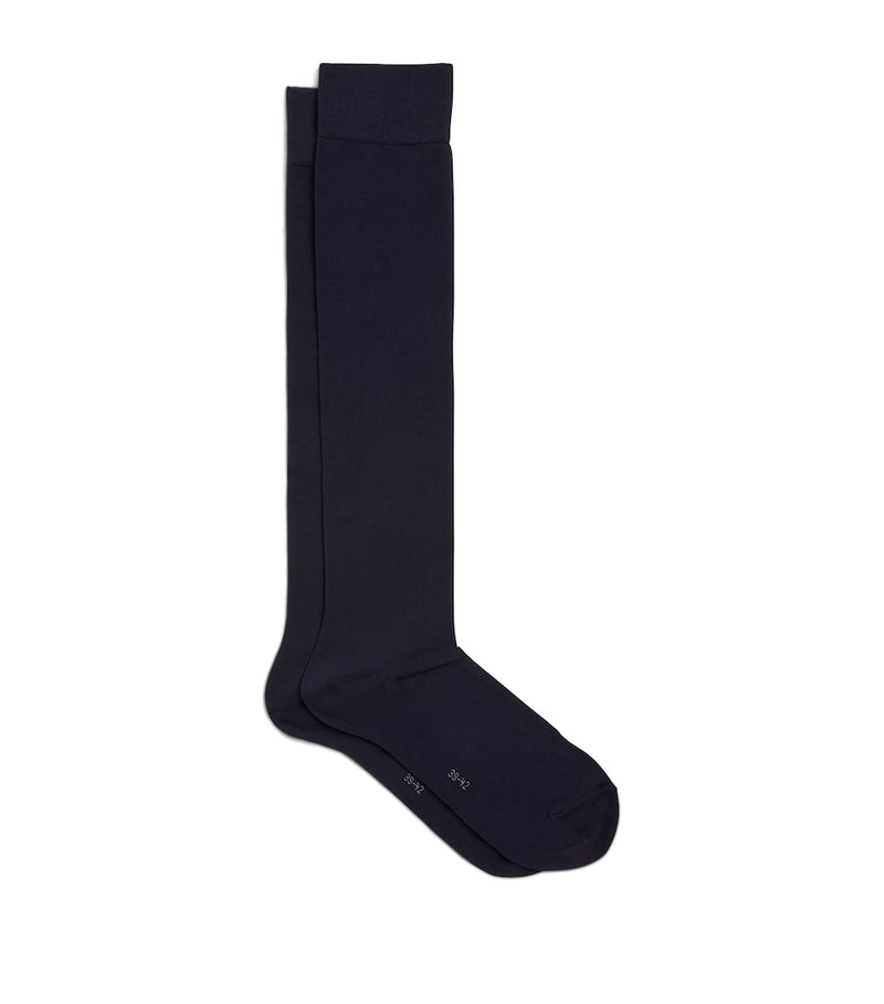 Falke Cotton Touch knee-high socks in sustainable cotton, UK version