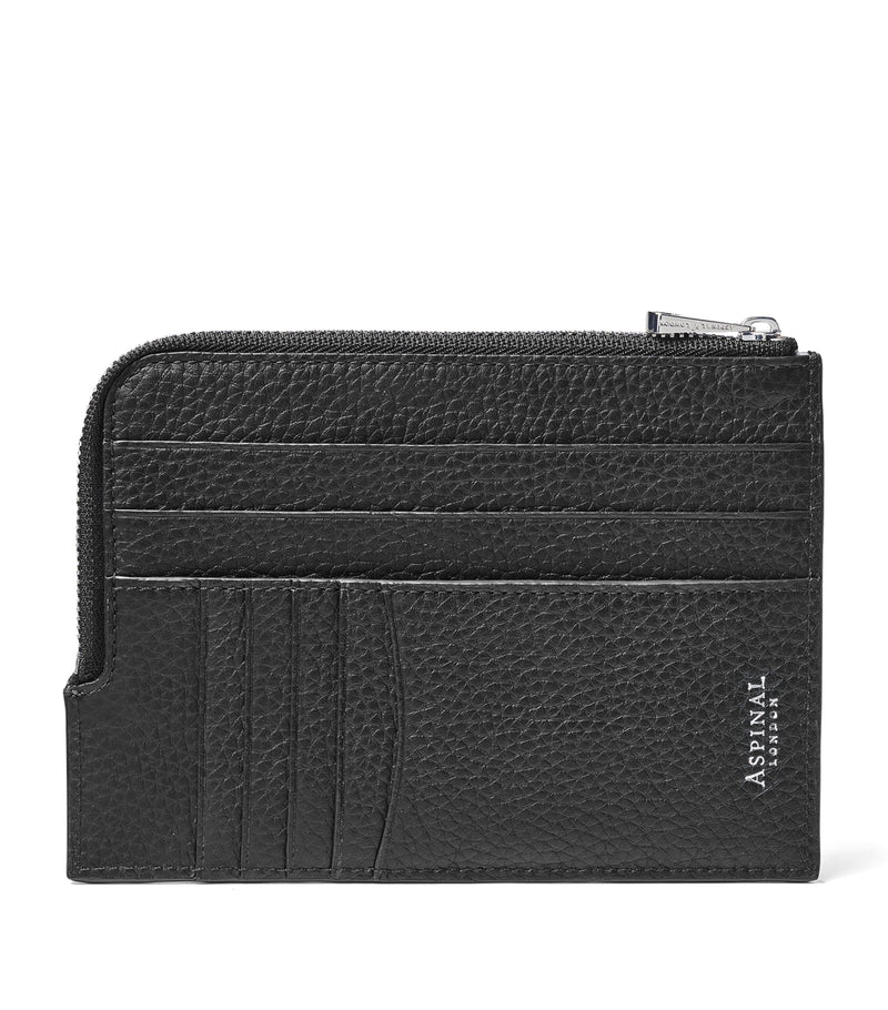 Aspinal of London leather zipped travel wallet - British product