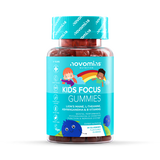 Holland & Barrett Novomins Blueberry-Flavoured Kids Focus Gummies Food Supplement 30 Gummies- Buy online at McGrocer