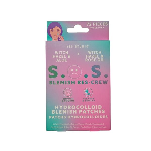 Yes Studio hydrocolloid blemish dots 72pc (British brand)