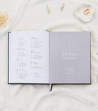 Blush and Gold wedding planner journal - British product