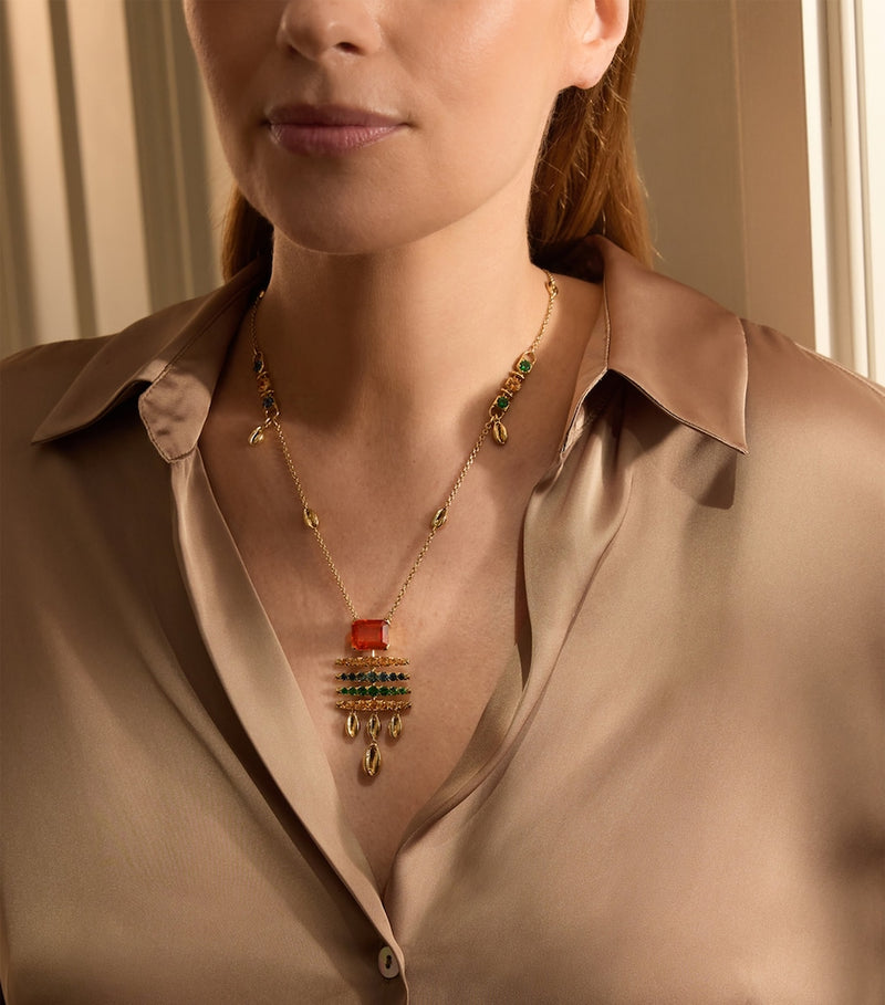 Boodles Masai Mara gemstone necklace - British product