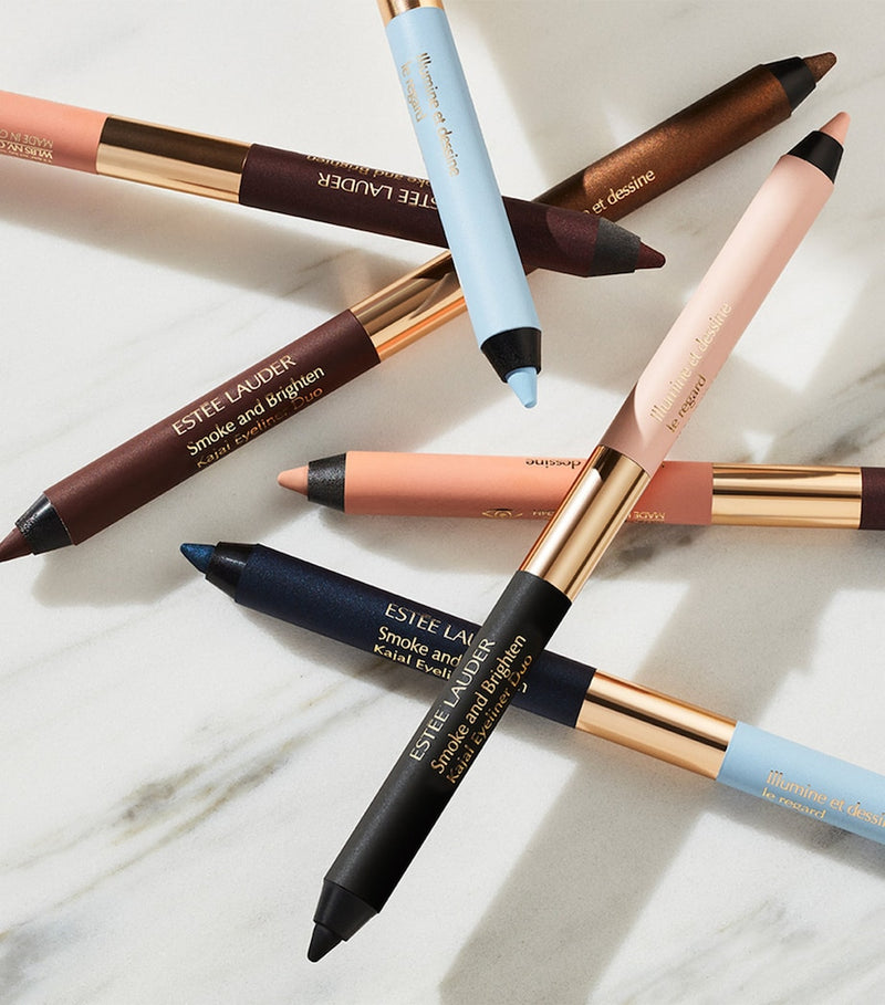 Estée Lauder Smoke & Brighten Kajal Eyeliner Duo - British product