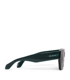 Alaïa acetate melted rectangular sunglasses, imported from the UK