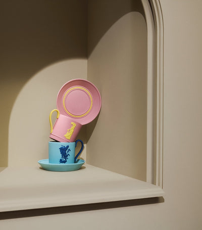 Harrods Hand-Painted Jasper Teacup and Saucer Set- Buy online at McGrocer