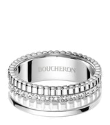 Harrods Boucheron Quatre Double White Edition White Gold and Diamond Ring- Buy online at McGrocer