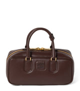 Harrods Miu Miu Small Leather Arcadie Top-Handle Bag- Buy online at McGrocer