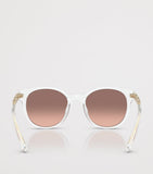 Michael Kors Pienza round sunglasses with gold-tone accents - British product