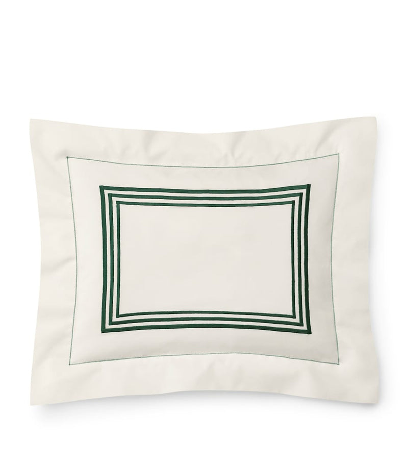 Pratesi Tre Righe boudoir pillowcase 30x40cm, imported from the UK