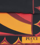 Pucci silk printed hijab with archival psychedelic print, imported from the UK