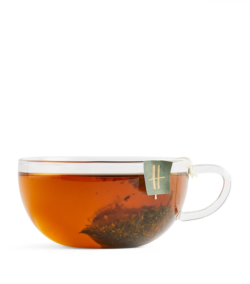 Harrods peppermint and liquorice herbal tea 20 tea bags, UK version