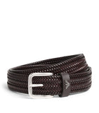 Emporio Armani woven leather belt 3cm - British product