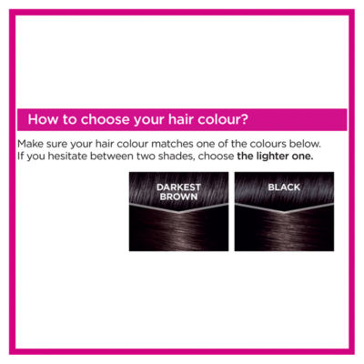 L'Oreal hair colour Ebony Black, UK version