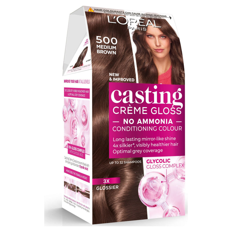 L'Oreal semi-permanent hair colour Medium Brown, UK version