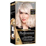 ASDA L'Oreal Preference Preference 10.21 Very Light Pearl Blonde, Rich Luminous Fade-Defying Permanent Colour- Buy online at McGrocer