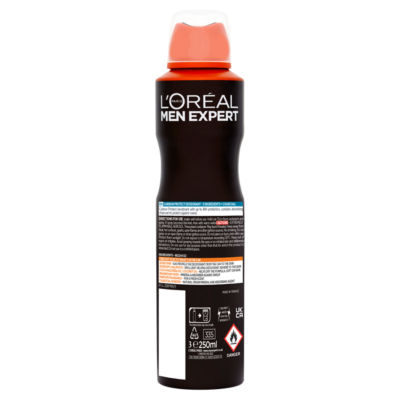 L'Oreal Men Expert Carbon Protect deodorant spray 250ml, imported from the UK