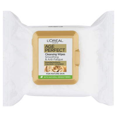 L'Oreal Paris Age Perfect Cleansing Wipes Pack of 25 Wipes, UK version