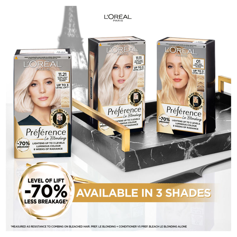 L'Oreal hair toner ultra-light cool crystal blonde, UK version