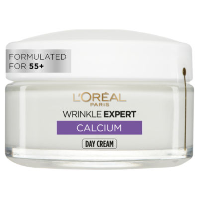 ASDA L'Oréal Paris Wrinkle Expert Anti-Rynke 55+ Dagkrem med Kalsium 50ml- Kjøp online hos McGrocer