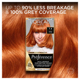 L'Oreal Preference Mango Copper permanent hair colour, UK version