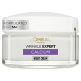 ASDA L'Oreal Paris Wrinkle Expert Anti-Wrinkle 55+ Night Cream 50ml- Buy online at McGrocer