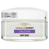 ASDA L'Oreal Paris Wrinkle Expert Anti-Wrinkle 55+ Night Cream 50ml- Buy online at McGrocer