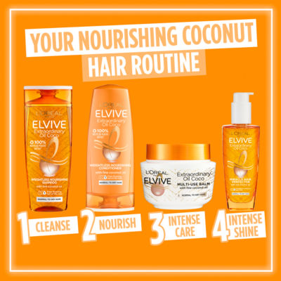 L'Oreal conditioner Extraordinary Oil Coconut 300ml, imported from the UK