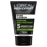 ASDA L'Oreal Men Expert Pure Carbon Daily Face Wash 100ml- Buy online at McGrocer