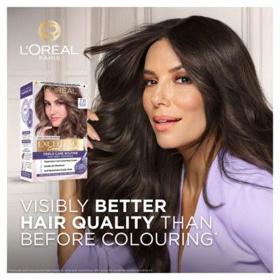L'Oreal Excellence Cool Crème Permanent Hair Dye 7.11 Ultra Ash Blonde