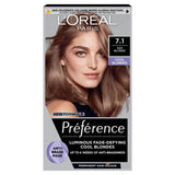 L'Oreal hair colour 7.1 Ash Blonde, UK version