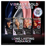 L'Oreal Preference Vivids rose gold permanent hair colour, imported from the UK