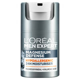 L'Oreal Men Expert Magnesium Defence Hypoallergenic 24H Facial Moisturiser 50ml
